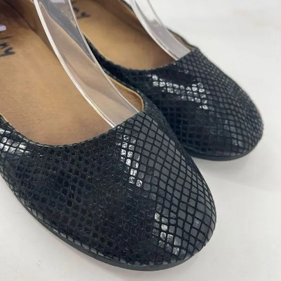 FSNY French Sole NY Zappa low wedge shoe ballet flats shoes made in Italy 6.5