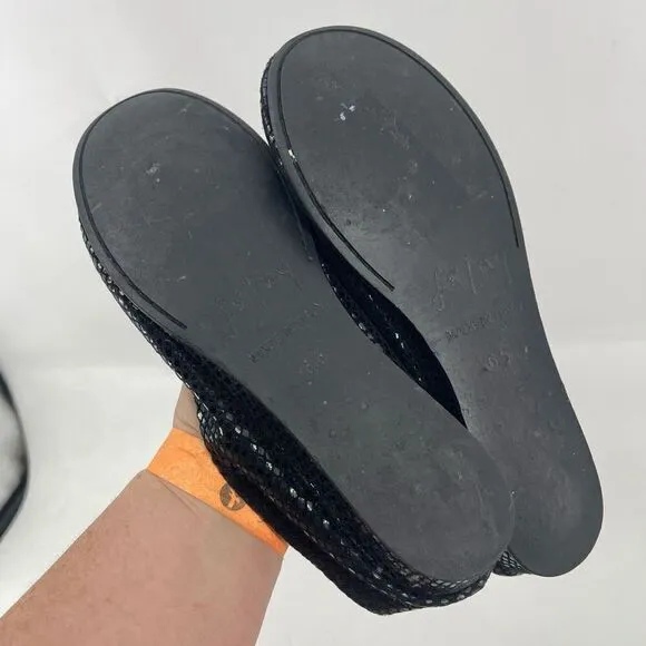 FSNY French Sole NY Zappa low wedge shoe ballet flats shoes made in Italy 6.5