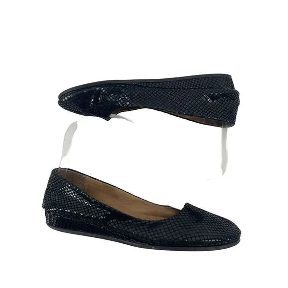 FSNY French Sole NY Zappa low wedge shoe ballet flats shoes made in Italy 6.5