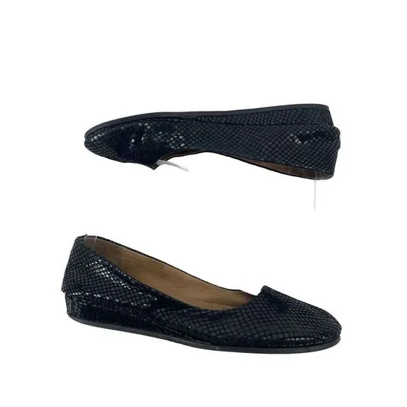 FSNY French Sole NY Zappa low wedge shoe ballet flats shoes made in Italy 6.5