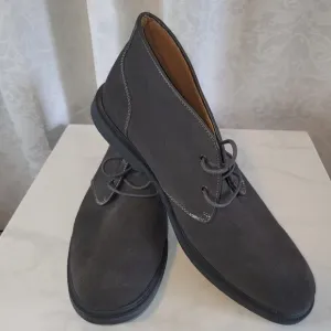 G.H.Bass &amp; Co. Bradley Men's Suede Dark Gray Boots Size 13M.