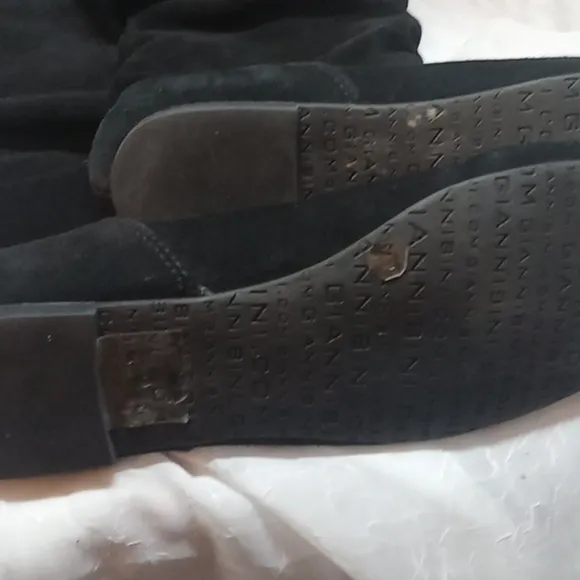 Gianni Bini black slouchy suede boots size 7.5