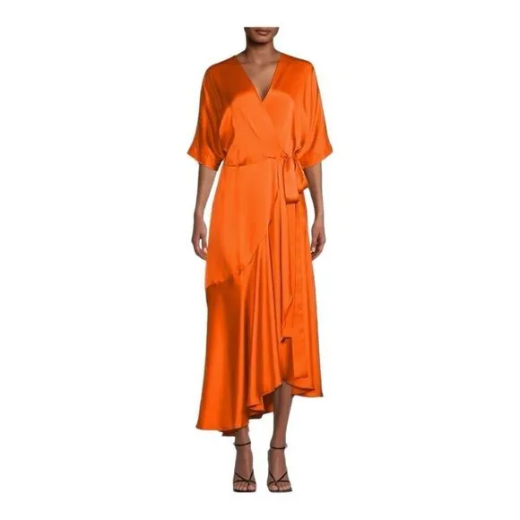 Ginger &amp; Smart Beloved Silk Wrap Dress Size 8