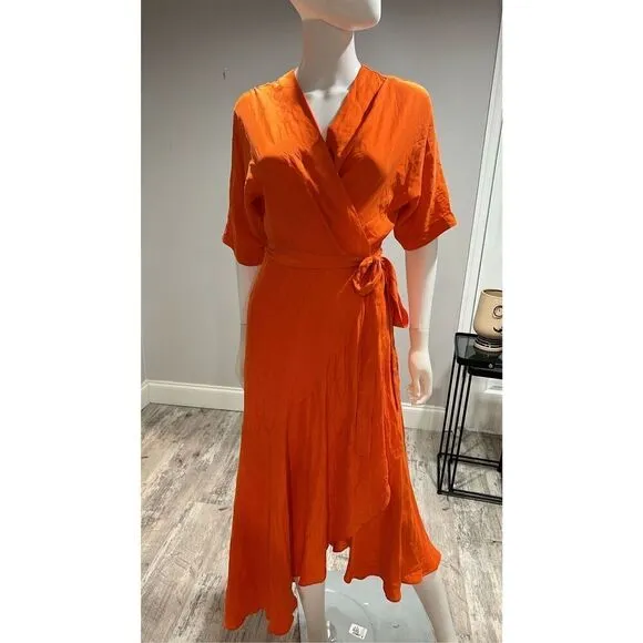 Ginger &amp; Smart Beloved Silk Wrap Dress Size 8