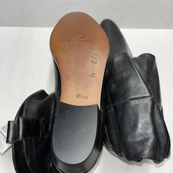 Giorgi Brutini  Black Leather Cowboy Style Boot Size 8.5 D NWOB