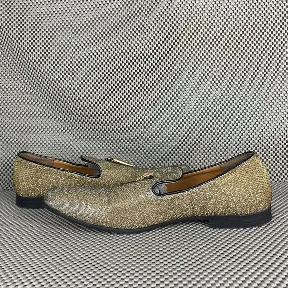 Giorgio Brutini Collide Shoes Mens Size 8 M Gold Blue Slip On Formal Memory Foam