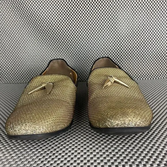 Giorgio Brutini Collide Shoes Mens Size 8 M Gold Blue Slip On Formal Memory Foam