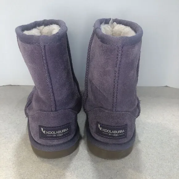 Girls Purple Ugg Boots Size 10 Kookaburra By Ugg Purple Suede Winter Boots
