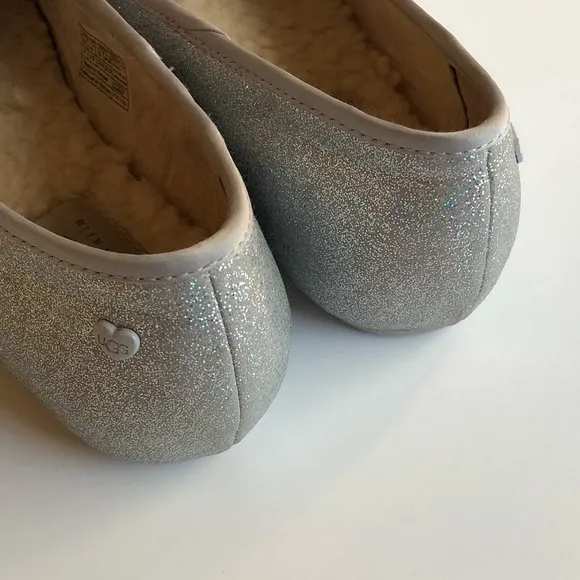 Girls UGG silver shoes