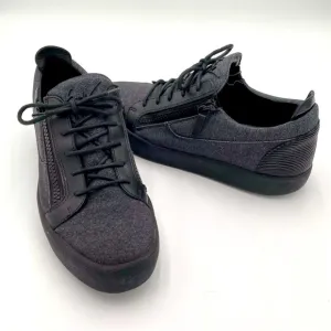 Giuseppe Zanotti Men's Frankie Sneakers Low Top Zip Up Lace Up Tennis Shoes 13