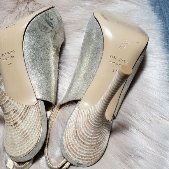 Giuseppe Zanotti Gold heel  Pumps Shoes