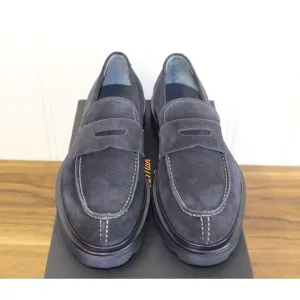 Good Man Goodman Brand‎ New Men’s Navy Lexington Loafer Suede Italy Size 9.5