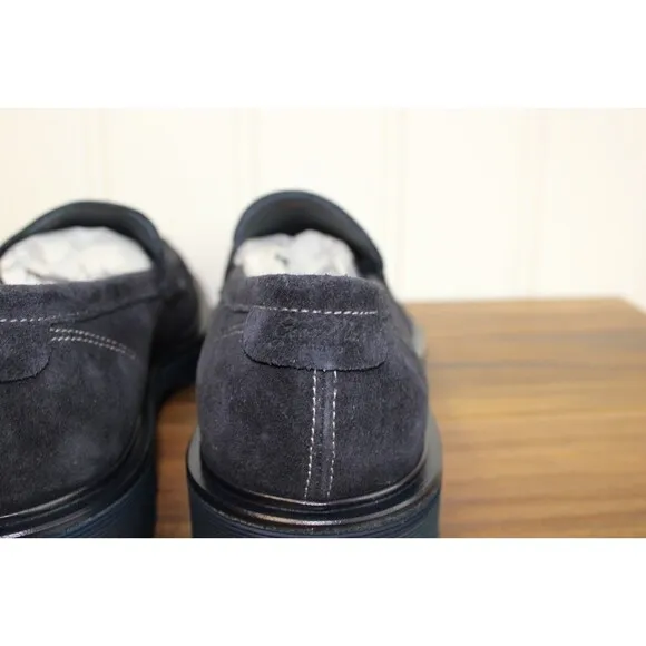 Good Man Goodman Brand‎ New Men’s Navy Lexington Loafer Suede Italy Size 9.5