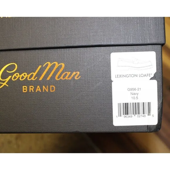 Good Man Goodman Brand‎ New Men’s Navy Lexington Loafer Suede Italy Size 9.5
