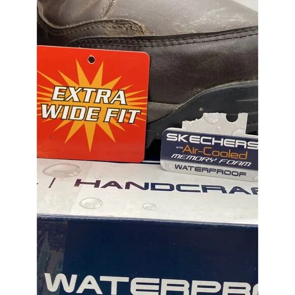 Gorpcore Skechers Hiking Boots Mens 12EW Brown Cabincore Waterproof 65529EWW