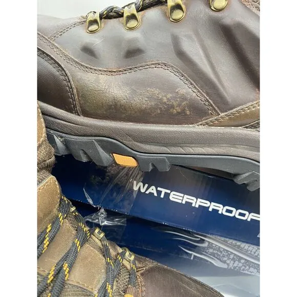 Gorpcore Skechers Hiking Boots Mens 12EW Brown Cabincore Waterproof 65529EWW