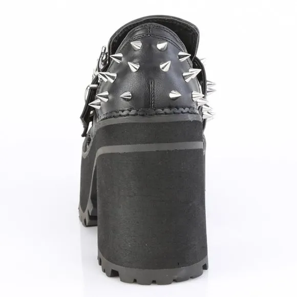 Goth Platform Skull Chunky High Heel Shoes
