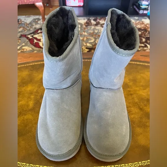 Gray Suede UGG Winter Boots
