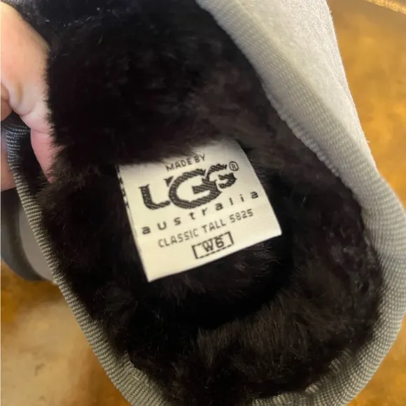Gray Suede UGG Winter Boots