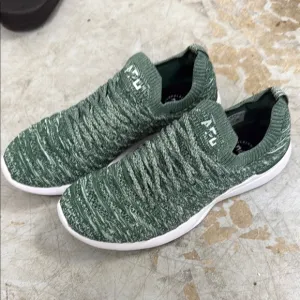 Green Knit APL Sneakers Size 9.5 Like New Worn Once