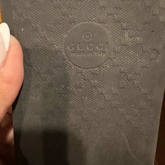 Gucci Black Luxury Slide Sandals with Iconic GG Logo