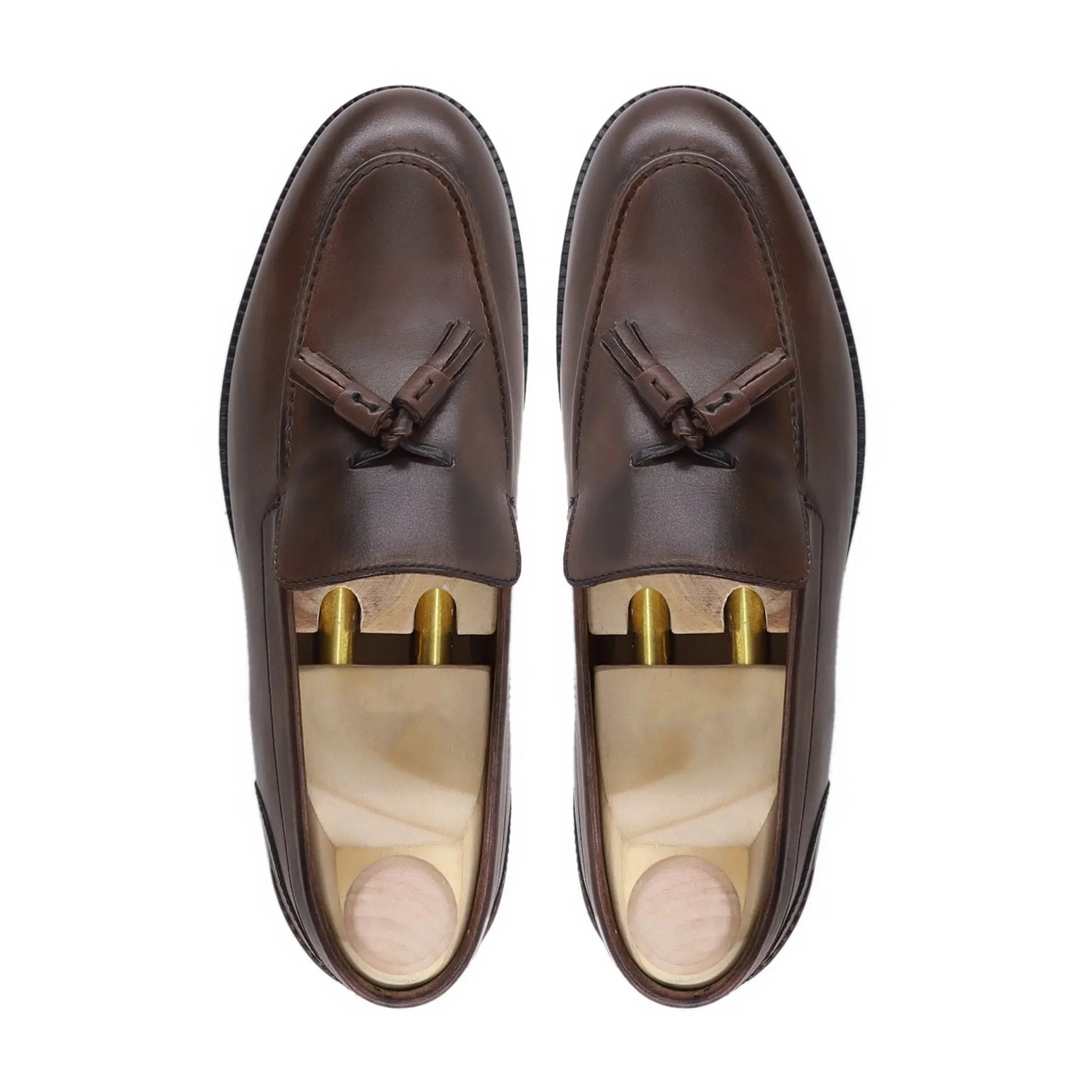 Handmade Custom Calf Leather Mens Loafers