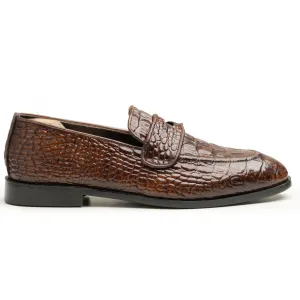 Handmade Custom Calf Leather Mens Loafers