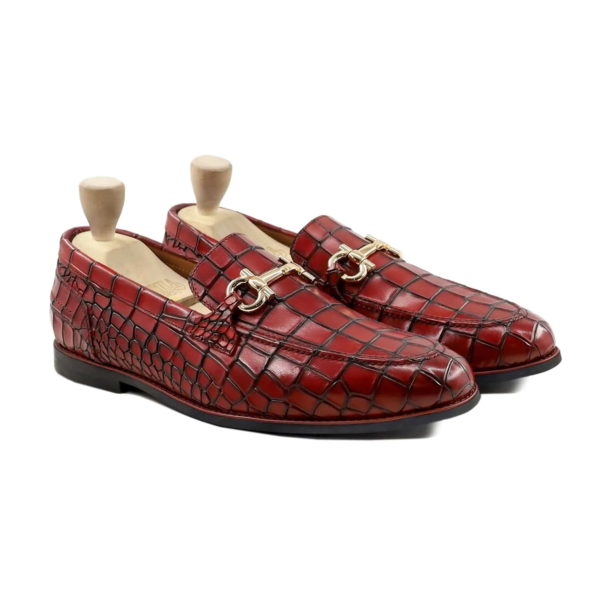 Handmade Custom Calf Leather Mens Loafers