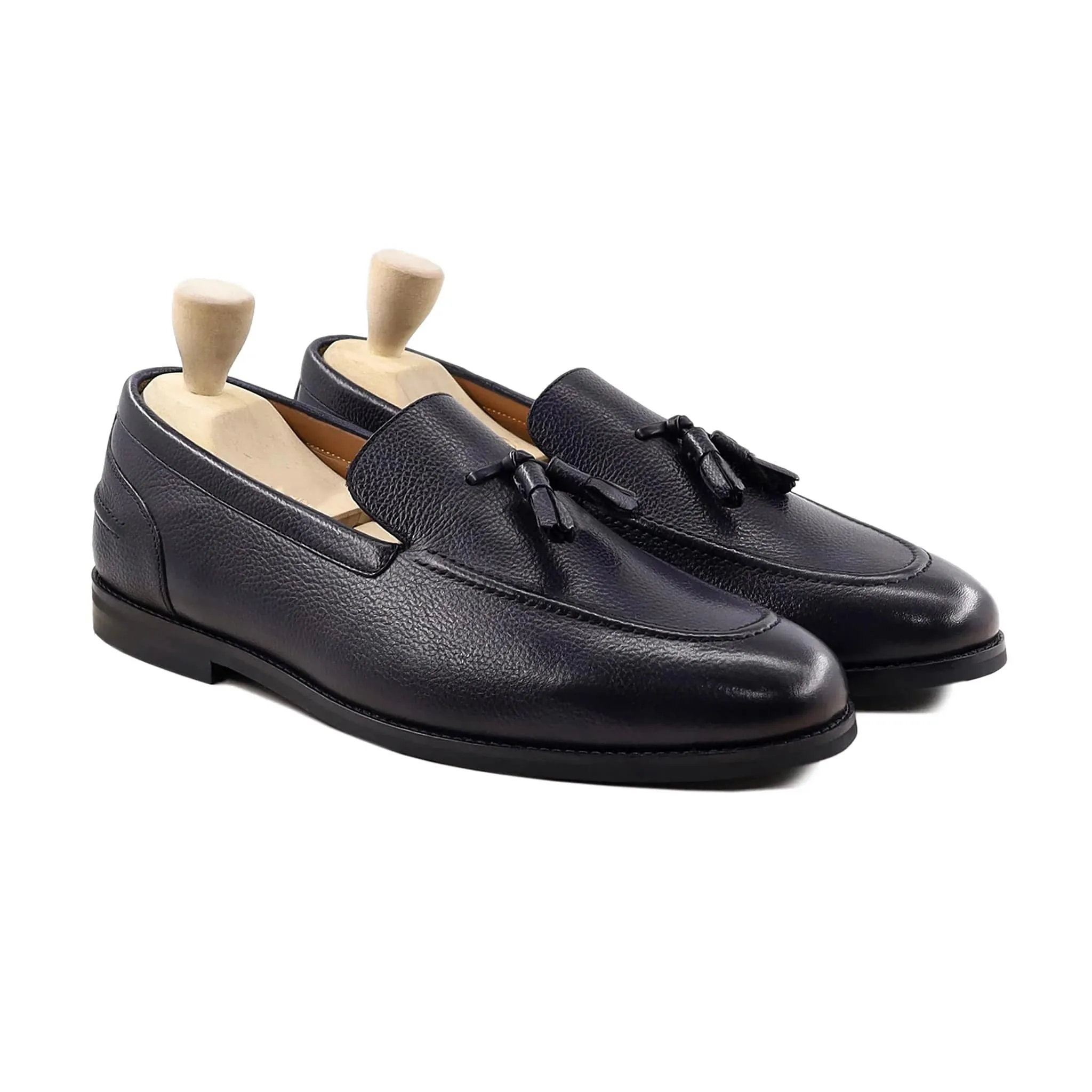 Handmade Custom Calf Leather Mens Loafers
