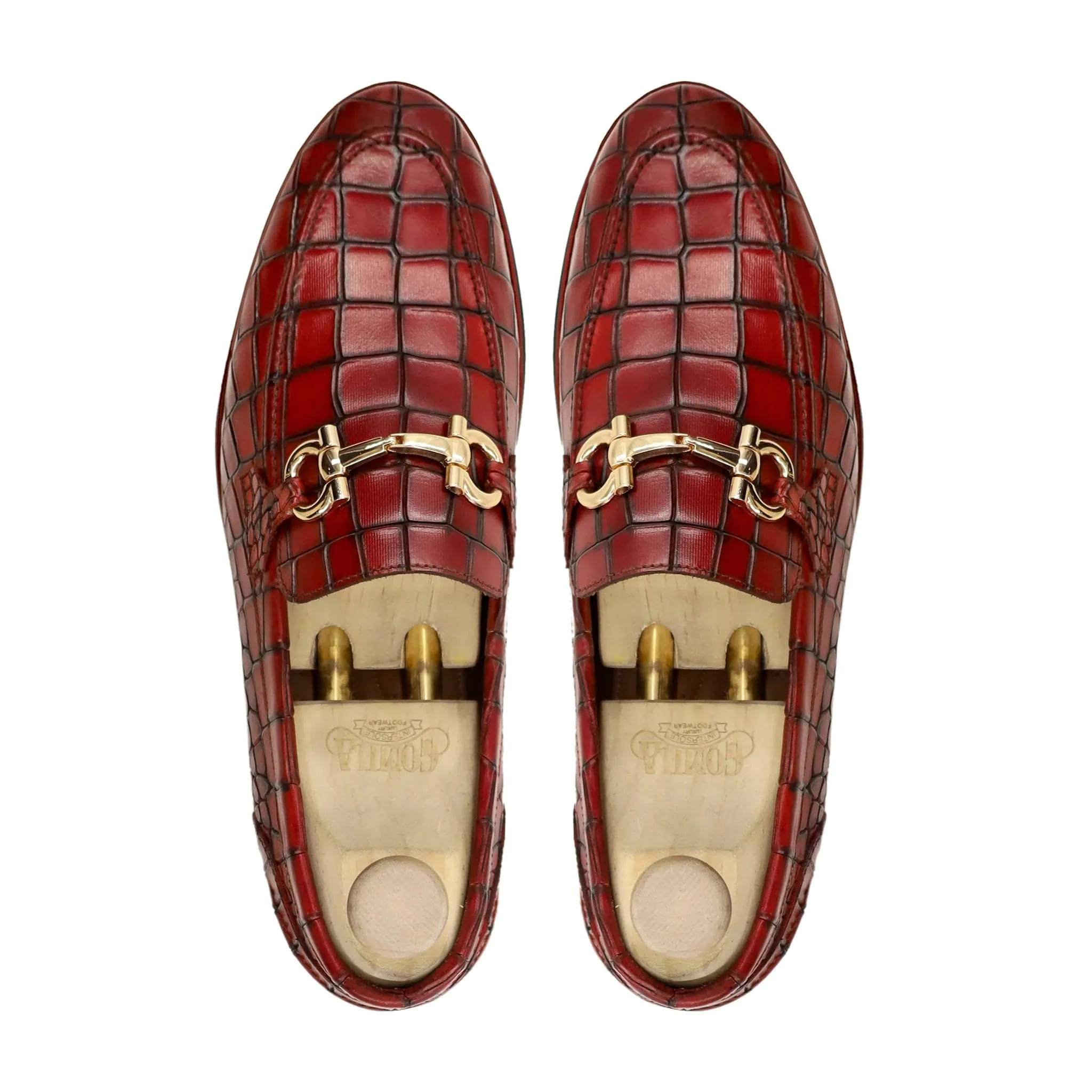 Handmade Custom Calf Leather Mens Loafers