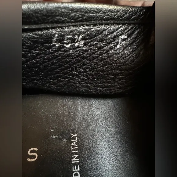 Harrys Of London Wilson II Black Deerskin Loafer  11.5 US Penny $750