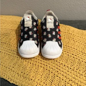 Hello Kitty Adidas Black Kids Shoes