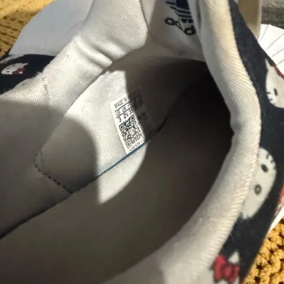 Hello Kitty Adidas Black Kids Shoes
