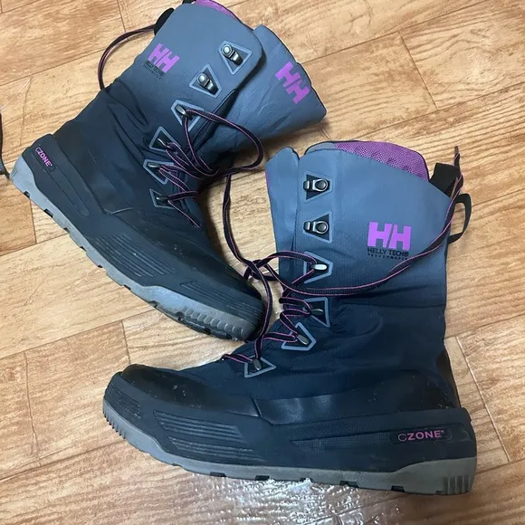 Helly Hansen Bivy ICEFX  Boots Winter Waterproof  HellyTech Womens Size 10 $250