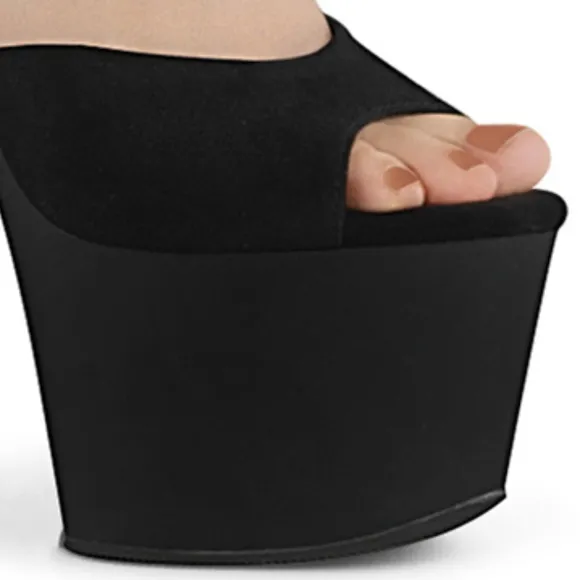 High Heel Platform Ankle Wrap Suede Shoes