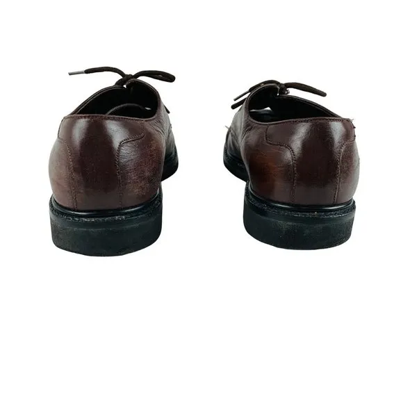 Hitchcock 150 Brown Leather Oxford Men's Wide Dress Shoes 13 3E
