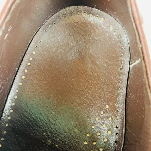 Hitchcock 150 Brown Leather Oxford Men's Wide Dress Shoes 13 3E