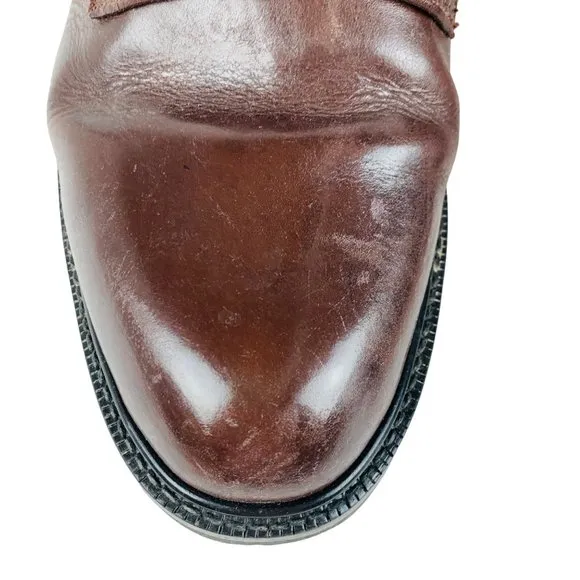 Hitchcock 150 Brown Leather Oxford Men's Wide Dress Shoes 13 3E
