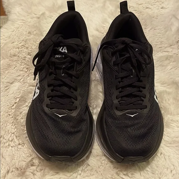 HOKA BONDI 8Men's Black Running Shoes