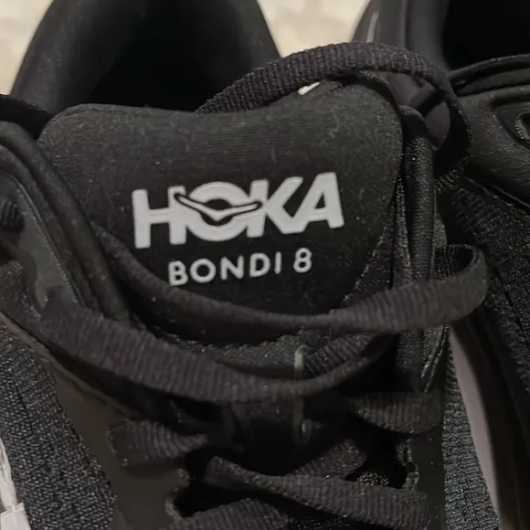 HOKA BONDI 8Men's Black Running Shoes