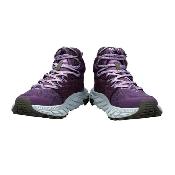 Hoka One One Anacapa 2 Mid Breeze Purple Hiking Boots Women's Size 7.5 B