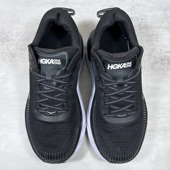 Hoka One One Bondi 7 Running Shoes - Women's Size 8 D - Black