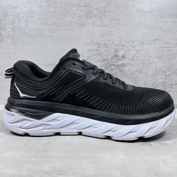 Hoka One One Bondi 7 Running Shoes - Women's Size 8 D - Black