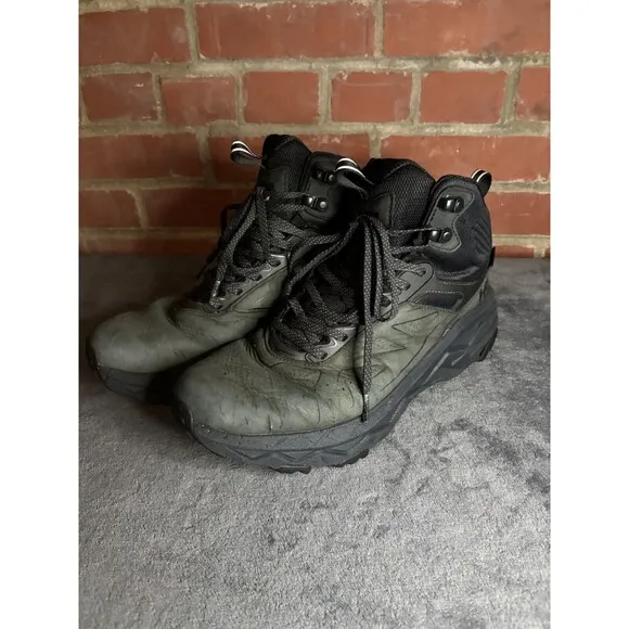 Hoka One One Challenger Mid Gtx Shoes Mens Black Hiking Boots Outdoors Size 10