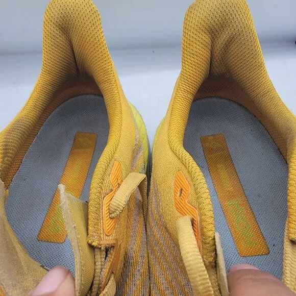 Hoka One One Mach 5 Mens 12 D Radiant Yellow Evening Primrose Athletic Shoes