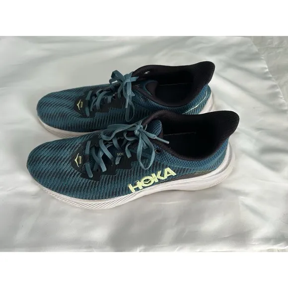 Hoka One One Mens Solimar 1123074 BCBT Blue Running Shoes Sneakers SIZE 10.5 D