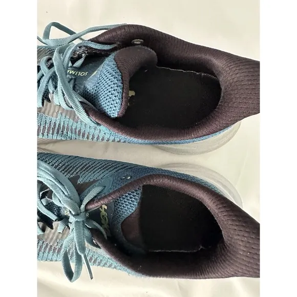 Hoka One One Mens Solimar 1123074 BCBT Blue Running Shoes Sneakers SIZE 10.5 D