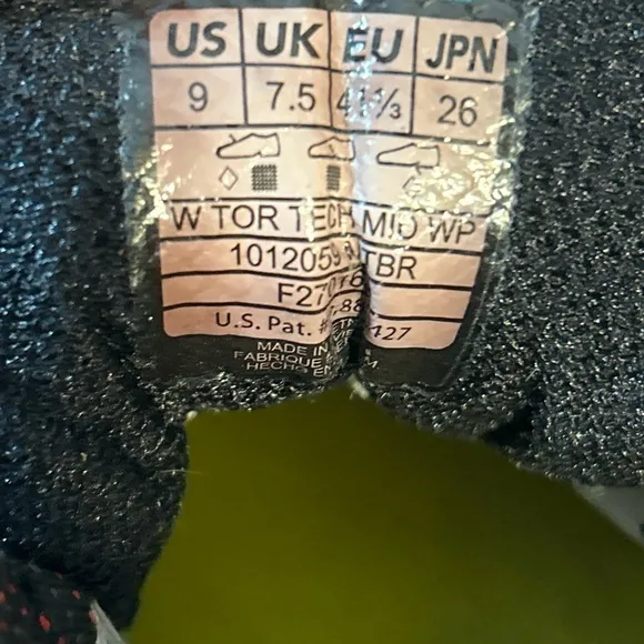 Hoka One One Womens 9 Tor Tech Mid eVent Hiking Waterproof Boots Granolagirl
