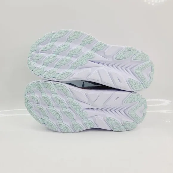 Hoka One One Women's Blue Fog Clifton 8 Athletic Running Shoes Size 8B