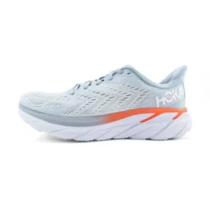 Hoka One One Women's Blue Fog Clifton 8 Athletic Running Shoes Size 8B